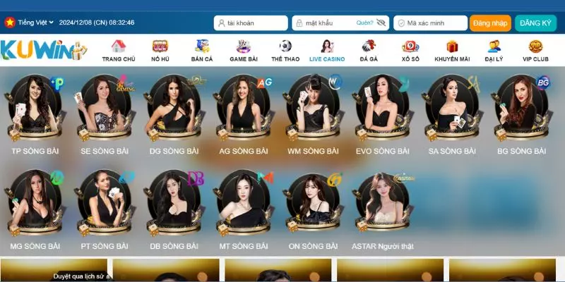 Đối tác phát hành game của Casino